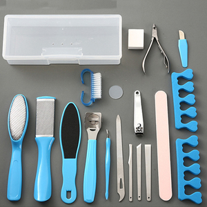 Noennamigo − ensemble de coupe-ongles 18 en 1, râpeur, pédicure, pince, rasoir, outils de soins des pieds, lime, callosange, enlève les peaux mortes, pour talons - Product Image 3