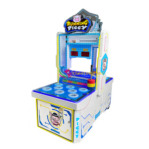 Máquina de Juegos Arcade que Funciona con Monedas para Niños, Juego de Boxeo, Golpeando al Cerdo con Martillo, 2 Jugadores, Soporte en Inglés - Product Image 1