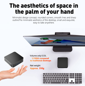 Mini PC Comercial Intel Core N150 DDR4 2*M.2 SSD Win11 6USB Nuc 2HD2.0 WiFi6 1*RTL8111H LAN Audio - Product Image 5