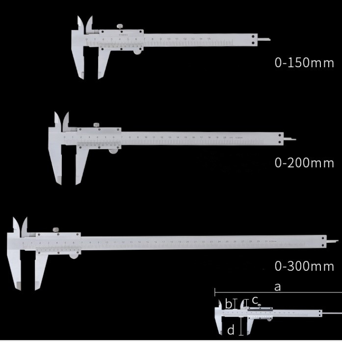 Measuring tool vernier caliper 0150mm0200mm0300mm highprecision