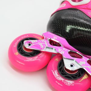 Mỗi sợi carbon bốn bánh xe tích cực có thể tháo rời Skate Giày Inline Giày trượt con lăn cho trẻ em - Product Image 5