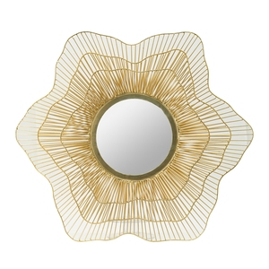 Metal <b>Mirror</b> Wall Mounted Decor For Bathroom Living Room D27x2.4" - Product Image 2