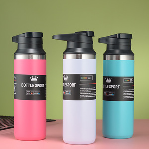 Thấp Moq Xách Tay Kingvac Trường Chai Với Rơm Oggi Tầm Cỡ Nước Bằng Thép Không Gỉ Chai-Chân Không Du Lịch Cốc - Product Image 2