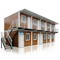 Casa Prefabricada de 3 Dormitorios para Exteriores, Estructura de Acero Económica, Construcción de Hormigón para Vivienda Familiar y Uso como Taller
