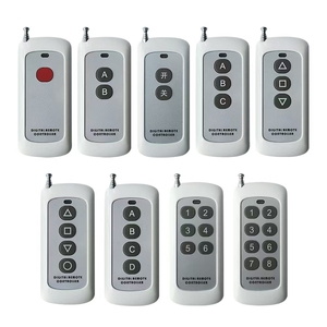 Factory Wholesale 433MHz 315 447Mhz RF <strong>Remote</strong> <strong>Control</strong> with 1527 Learning Code, 500m Range for Curtains, Doors, Shutters &amp; More - Product Image 1
