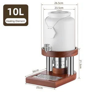 रेस्तरां होटल उपकरण जूस डिस्पेंसर गर्म या ठंडे 10L सिरेमिक दूध डिस्पेंसर की आपूर्ति करता है