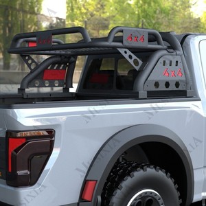 MusixiA 4x4 porta porta porta porta porta porta-letto in acciaio nero <span class=keywords><strong>con</strong></span> <span class=keywords><strong>cestello</strong></span> per Ford F150 Tacoma Hilux Nissan - Product Image 3