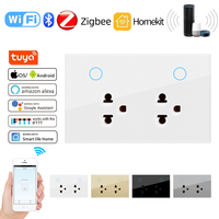 Enchufe Inteligente FIKO para Tailandia, Estándar Americano/Australia/Tailandia/Brasil, con WiFi/Zigbee/Homekit/Tuya/Aplicación Smart Life
