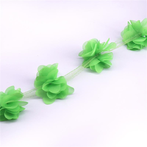 5cm Width 3D Flower Embroidery Lace Trimming Soft for Ladies <strong>Dress</strong> Lingerie <strong>Underwear</strong> - Product Image 6