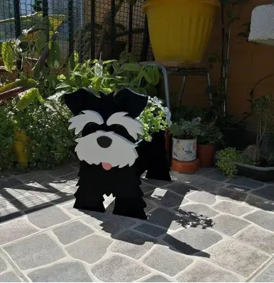 Pot de fleur créatif dessin animé mignon chien Pot de fleur pour Animal jardin décoration de la maison Pot de plante