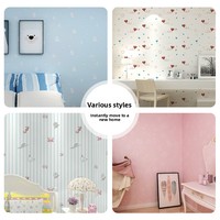 Papier peint personnalisé en PVC imperméable et résistant à l'humidité pour chambre à coucher, dortoirs, chambres d'enfants