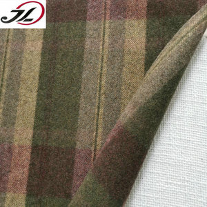 Kiểm Tra Len Chải Kẻ Sọc Vải Len Cho Áo Khoác Mùa Đông - Product Image 3