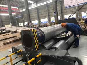 Máy Uốn 4 Con Lăn Thương Hiệu Nantong Teli Bán Chạy Máy Cán Tấm - Product Image 2