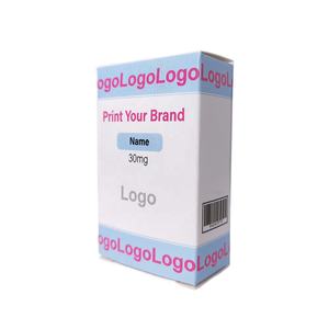 कस्टम होलोग्राम प्रभाव शीश बॉक्स कॉस्मेटिक पाउडर लेबल पेप्टिd 3 मिली 10 मिली शीयर लेबल और बॉक्स - Product Image 1