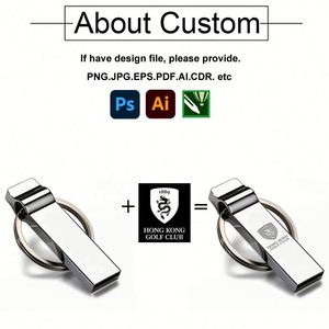 Custom Logo Portable USB Flash Waterproof High Speed USB Thumb Drive USB Metal 128 GB U Disk <b>Memory</b> Memoria Stick with Keychain - Product Image 3