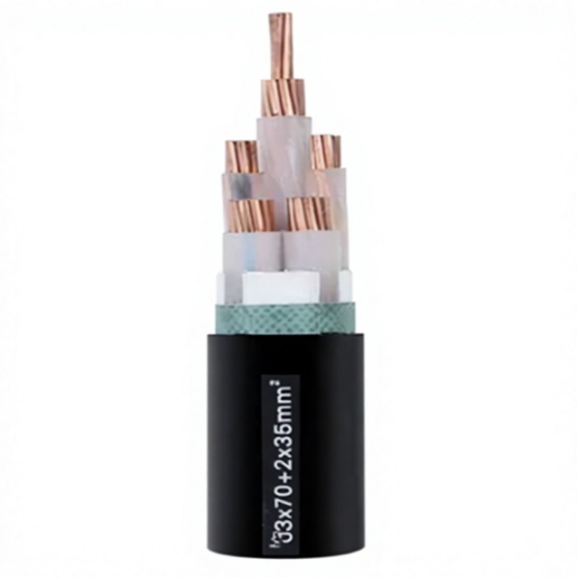 Power Wire Electric Cable Manufacturing YJV3*70+2*35 PVC Insulated Low Voltage Cable Armoured Construction Cable