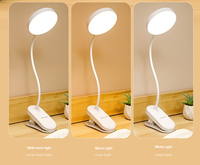 Lampe de bureau pour étudiants, lampe de bureau LED rechargeable pour la lecture, lampe de bureau pour l'étude, le bureau à domicile, l'école