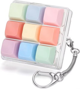 Llavero Antiestrés con Teclado Cuadrado, Juguete de Descompresión, Clicker de Teclado, Juguete de Dedo con Teclado - Product Image 6