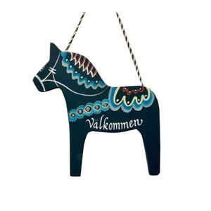 Navidad de madera <span class=keywords><strong>caballo</strong></span> de Dala bienvenida personalizada maid of honor matrona de honor cerveza taza/regalo de decoración sueco arte regalo <span class=keywords><strong>caballo</strong></span> de Dala de decoración - Product Image 3