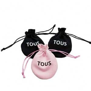 Sacs d'emballage pour parfums, pochettes d'emballage pour lunettes de soleil, logo personnalisé imprimé, pochettes en velours à cordon pour bijoux - Product Image 5