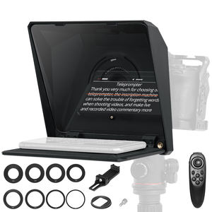 Teleprompter Ambitful T1 Pro con Pantalla Grande, Teleprompter Profesional Plegable para Entrevistas, para Teléfonos Inteligentes, Cámaras DSLR, Grabación de Video en Vivo - Product Image 1