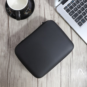 กระเป๋าเก็บของ EVA สีดำ 1 ช่อง กระเป๋าอิเล็กทรอนิกส์อเนกประสงค์สำหรับสายดิจิตอล ฮาร์ดไดรฟ์ ไมโครโฟน แหล่งจ่ายไฟ - Product Image 1