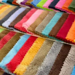 Изготовленный на заказ мягкий бархатный рулон ткани из микрофибры для одеяла