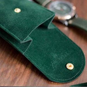 Pochette d'emballage en velours recyclable en gros avec logo personnalisé pour montres, bagues, colliers et lunettes - Product Image 2