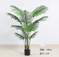 Plantes artificielles pour aménagement paysager, arbre bonsaï, plantes en plastique, pots, Chrysalidocarpus Lutescens, décoration intérieure