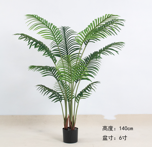 Plantes artificielles pour aménagement paysager, arbre bonsaï, plantes en plastique, pots, <span class=keywords><strong>Chrysalidocarpus</strong></span> <span class=keywords><strong>Lutescens</strong></span>, décoration intérieure - Product Image 3