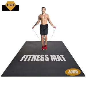 REACH Certified 16P free high density thick home Gym Matt Exercise Mat, customized extra large yoga sport jump rope workout Mat