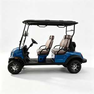 Voiturette de golf électrique 4 places avec batterie au lithium, navette de tourisme pour sites touristiques et stations balnéaires - Product Image 4