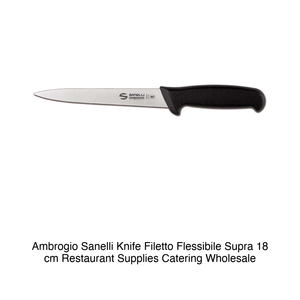 Ambrogio Sanelli Supra 5351.018 18 cm Flexible Fillet <b>Knife</b> - Product Image 2