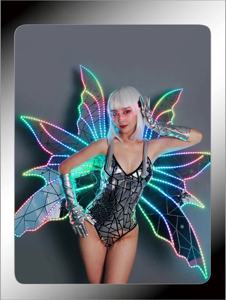 เทคโนโลยีกระจกของบาร์และไนต์คลับราชินีแห่งแวร์ซายส์, ไฟ LED ส่องสว่าง, ปีกผีเสื้อ, การแสดงโกโก้แกรนด์โชว์, โอเพ่นนิ่งดีเอส - Product Image 2