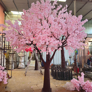 Arbre artificiel géant en plastique blanc, haute simulation, pour décoration intérieure de mariage, effet naturel - Product Image 4