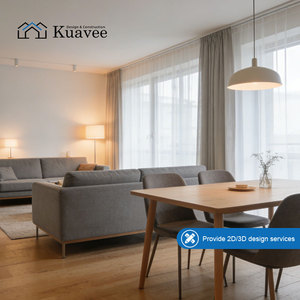 Supplier Material Bangunan Satu Atap Layanan Desain Interior 2D 3D Villa Desain Gaya Minimalis Layanan Interior Rumah - Product Image 3