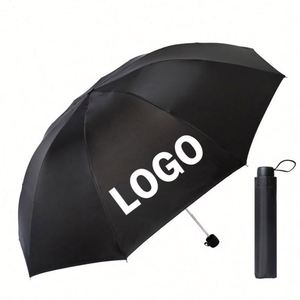 Design Customizable Automatic Folding <b>Umbrella</b> with UV Protection Sunscreen for Business Gifts Manual Control Logo Printed - Product Image 1
