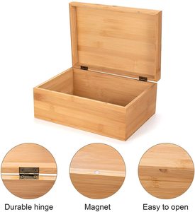 Tre tự nhiên gỗ hộp thông gỗ lưu niệm hộp - Product Image 4