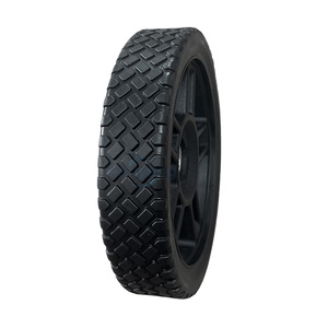 8x1.75'' Push Lawn Mower <b>Wheels</b>, 8 Inch <b>Plastic</b> <b>Wheel</b> and Tire for Lawnmower Garden Trolley Wagon Cart - Product Image 5