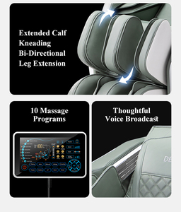Home Use Smart <b>Chair</b> 3D Steel Mechanism 10 Auto Programs 9 Techniques Airbag Heating Voice Control DE-A10Lpro DE A10Lpro Smart M - Product Image 2