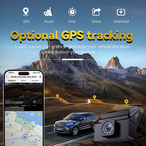 Caméra embarquée 4G LTE version globale avec streaming multimédia 2K+720P, WiFi, SOS, assistance à distance, 512 Go, surveillance de stationnement - Product Image 6