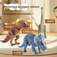 Juguete Eléctrico de Dinosaurio Tiranosaurio Rex para Niños con Control Remoto de Plástico - Juguete RC de Simulación