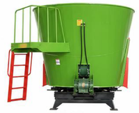 Nouvelle machine à granulés d'aliments verticale TMR pour bovins et ovins, moteur diesel 380V, haute productivité, construction en acier, pelletiseur de fourrage