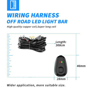 Faisceau de câbles LED 1,5 m 12 V, noyau en cuivre automobile, isolation en PVC, adaptateur connecteur IP65 - Product Image 5