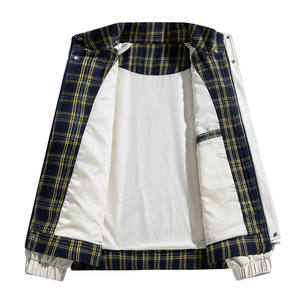 Veste fine personnalisée avec logo, vêtements de travail pour hommes, veste coupe-vent, veste à col chaud, vêtements de groupe pour l'extérieur, broderie populaire - Product Image 5