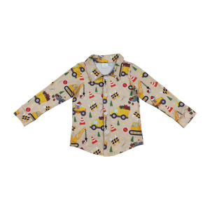 หมวกรถบรรทุกก่อสร้างคริสต์มาสแขนยาวสำหรับเด็กผู้ชายเสื้อผ้าบูติก - Product Image 5