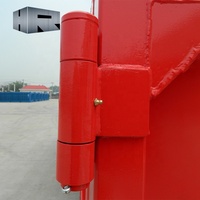 Bacs à déchets Roro en acier robuste avec système de levage par crochet, bac à déchets mobile pour travaux de construction industrielle, démolition, déchets commerciaux