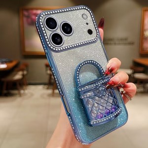 Nueva Moda Para iPhone 17 Luxury Gradient Glitter Diamond Rock Mirror Funda para teléfono móvil para iPhone 17 Pro Max 17 Air - Product Image 5