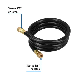 Scatola con 4 unità di tubo del Gas, nero, 3-8, 1.5 m - Product Image 2