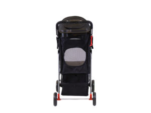 फोल्डेबल 4-पहिया स्वतंत्र ब्रेक टिकाऊ और प्रबलित पालतू स्टलर - Product Image 3